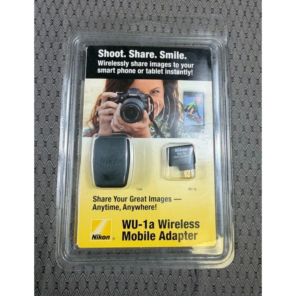 Nikon WU-1a Wireless Mobile Adapter D3200 D3300 D7100 D5200 DF P520 P7800 & More